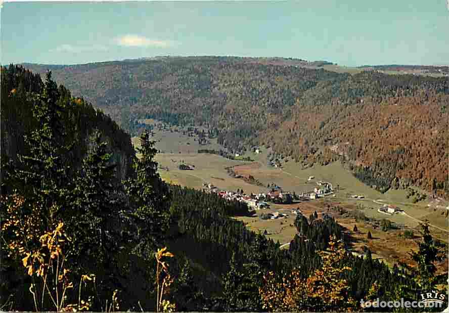 Postkarten: Francia - 01 - Mijoux - Vall&eacute;e de la Valserine - Panorama depuis le Col de la Faucille - Carte Neuve