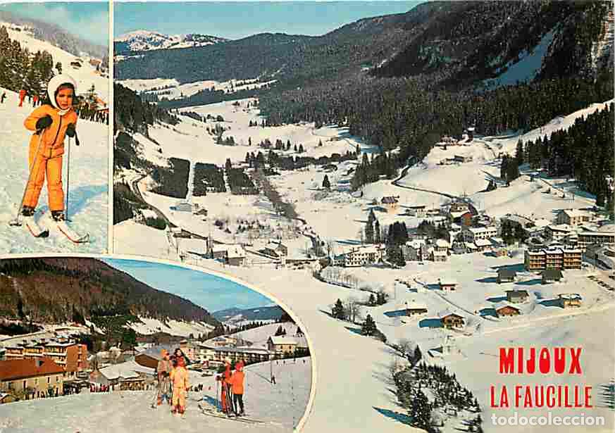 Postkarten: Francia - 01 - Mijoux - La Faucille - Multivues - Skieurs - Hiver - Neige - CPM - Voir Scans Recto-V
