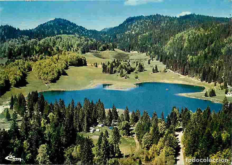 Postkarten: Francia - 01 - Le Lac Genin - Vue a&eacute;rienne - CPM - Voir Scans Recto-Verso