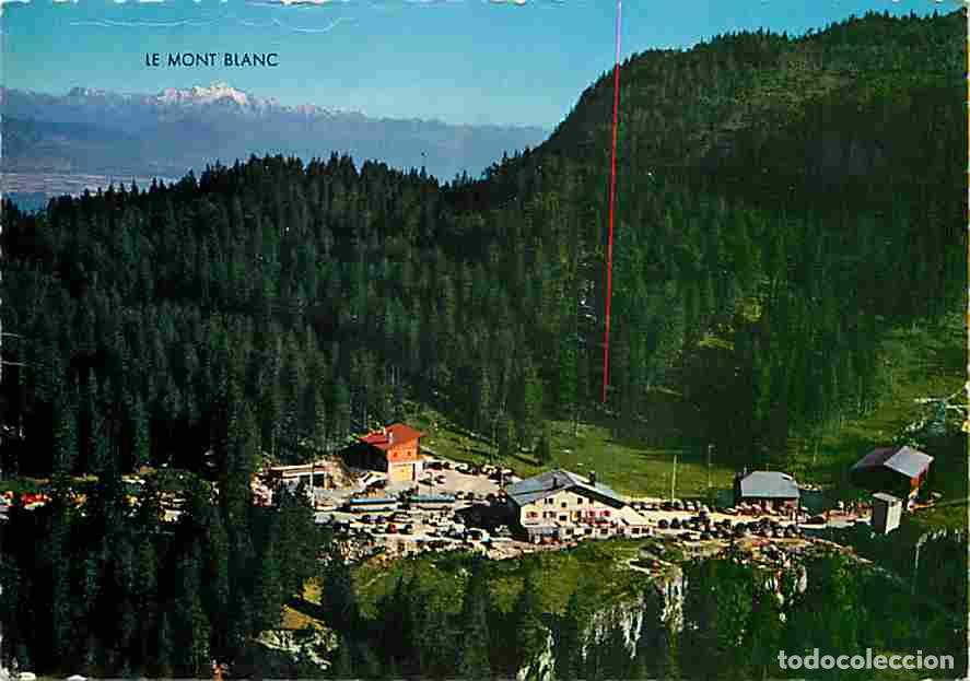 Postkarten: Francia - 01 - Le Col de la Faucille - La Vieille Faucille - Au fond le Lac L&eacute;man et le Massif du Mo