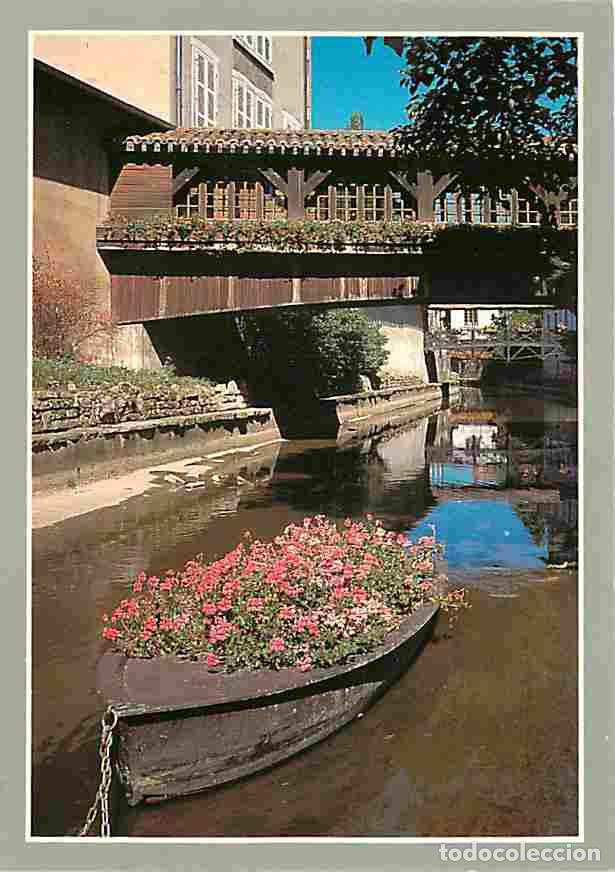 Postais: Francia - 01 - Chatillon sur Chalaronne - La barque fleurie - Fleurs - CPM - Voir Scans Recto-Verso