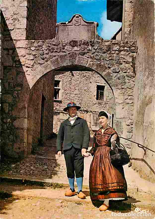 Postais: Francia - 01 - Pont de Vaux - Groupe Folklorique bressan Pontevallois - En promenade - Folklore - CP