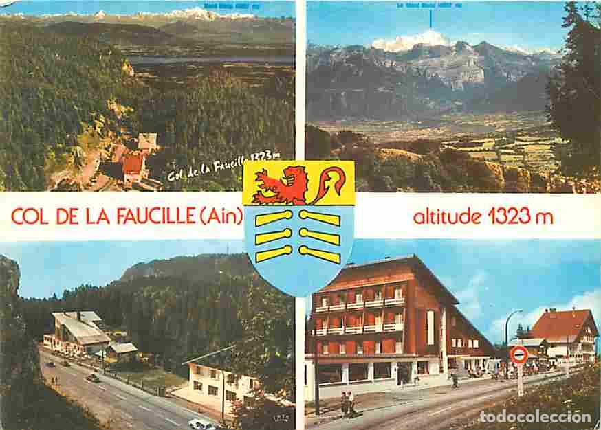 Postais: Francia - 01 - Le Col de la Faucille - Multivues - Automobiles - Blasons - Carte Neuve - CPM - Voir