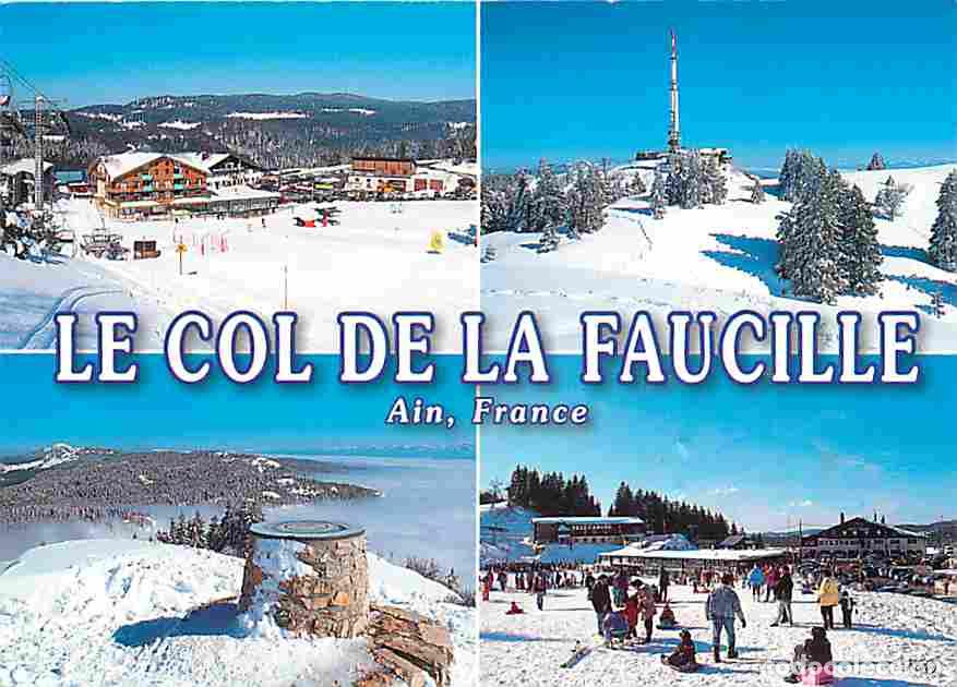 Postkarten: Francia - 01 - Le Col de la Faucille - Multivues - Hiver - Neige - CPM - Voir Scans Recto-Verso