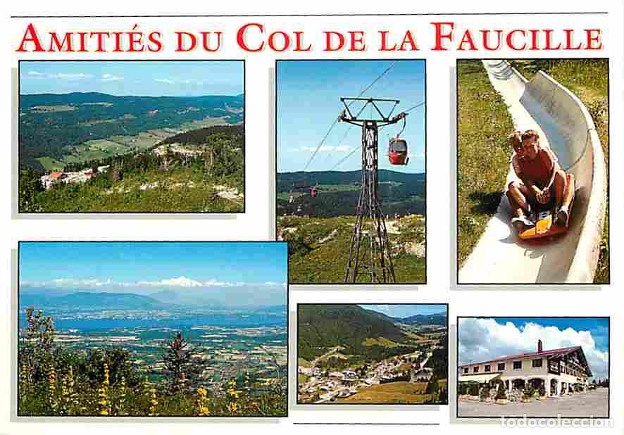 Postkarten: Francia - 01 - Le Col de la Faucille - Multivues - Luge d'&eacute;t&eacute; - CPM - Voir Scans Recto-Verso