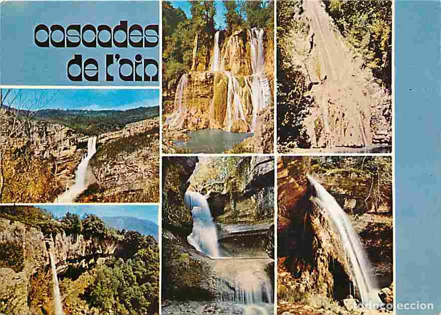 Postkarten: Francia - 01 - Ain - Cascades de l'Ain - Multivues - CPM - Voir Scans Recto-Verso