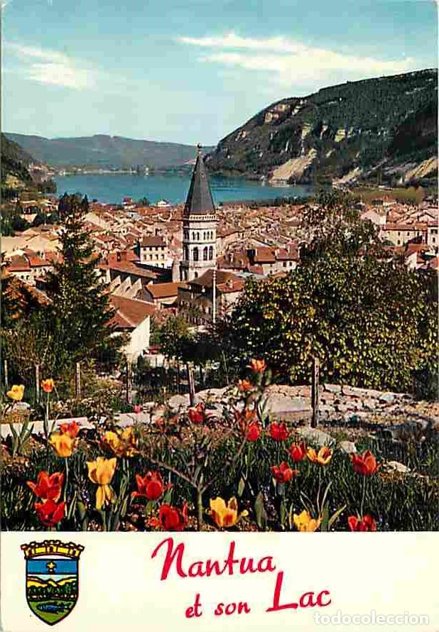 Postkarten: Francia - 01 - Nantua - Vue G&eacute;n&eacute;rale - Le Lac de Nantua - Blasons - CPM - Voir Scans Recto-Verso