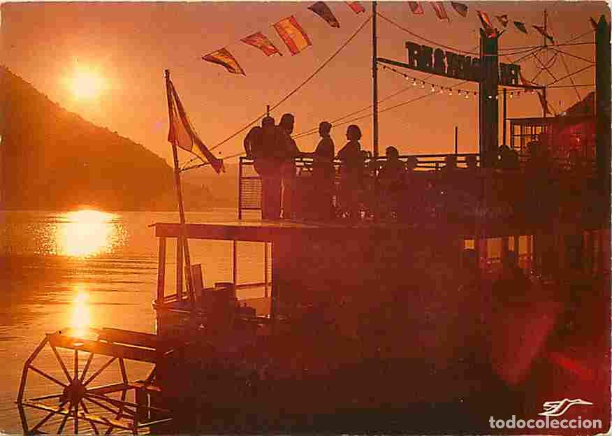 Postkarten: Francia - 01 - Nantua - Coucher de Soleil sur le Lac et le Mississippi - CPM - Voir Scans Recto-Vers