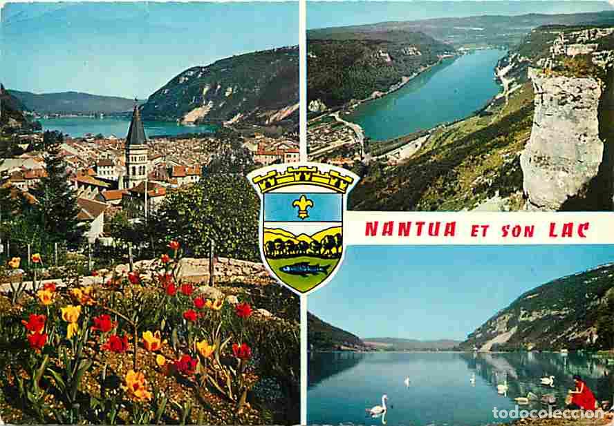 Postkarten: Francia - 01 - Nantua - Multivues - Le Lac de Nantua - Blasons - Flamme Postale - CPM - Voir Scans R