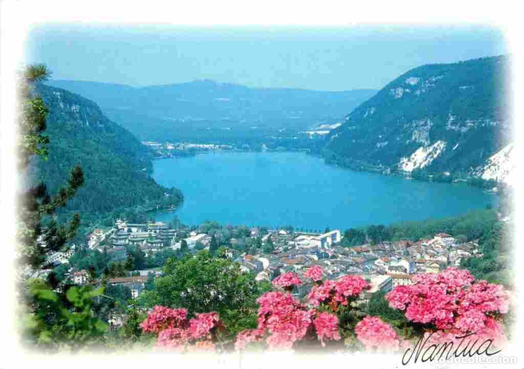 Postkarten: Francia - 01 - Nantua - Vue G&eacute;n&eacute;rale a&eacute;rienne - Le Lac de Nantua - CPM - Voir Scans Recto-Verso