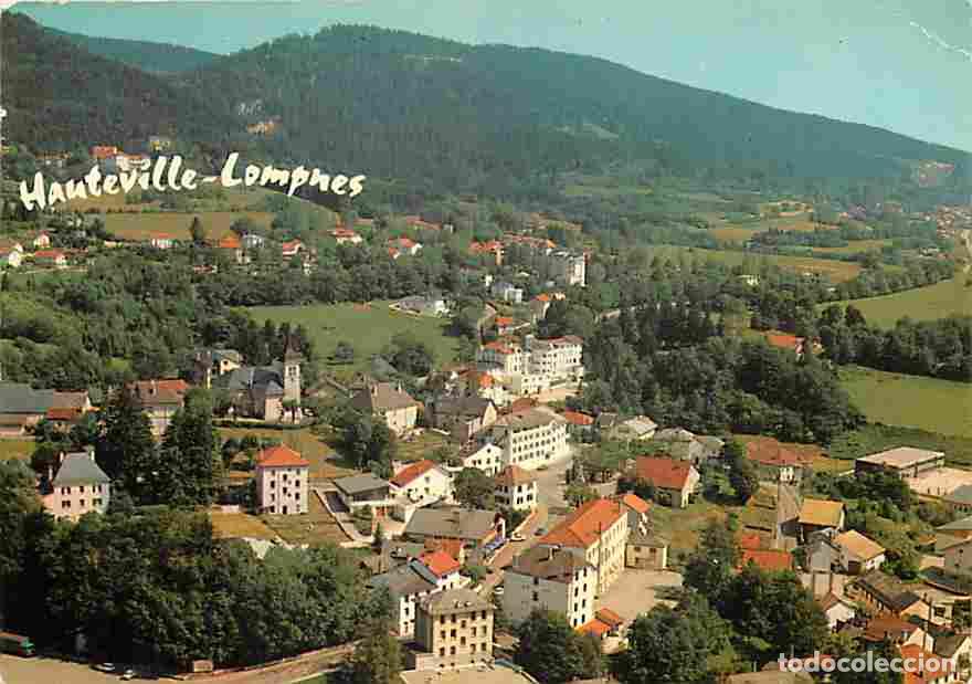 Postkarten: Francia - 01 - Hauteville Lompn&egrave;s - Vue G&eacute;n&eacute;rale A&eacute;rienne - Flamme Postale - CPM - Voir Scans Recto-