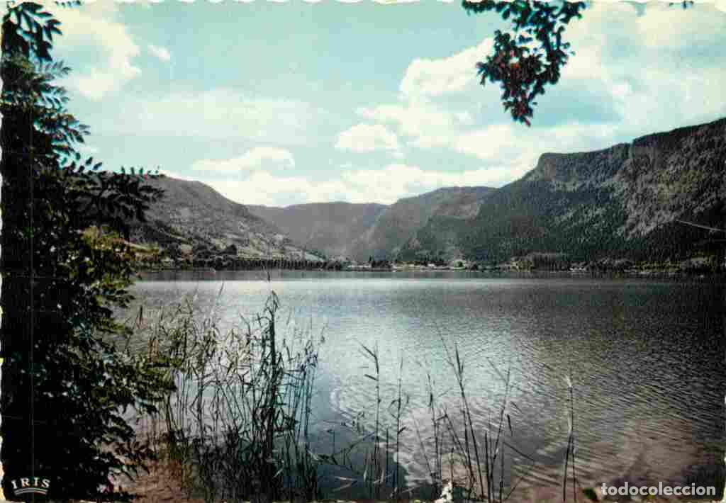 Postkarten: Francia - 01 - Nantua - Le Lac de Nantua - Au fond la Cluse - Carte Dentel&eacute;e - CPSM grand format - V