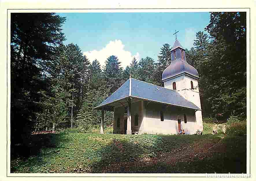 Postkarten: Francia - 01 - Hauteville Lompn&egrave;s - La Chapelle Notre-Dame des Mazi&egrave;res - Flamme Postale - CPM - Voi