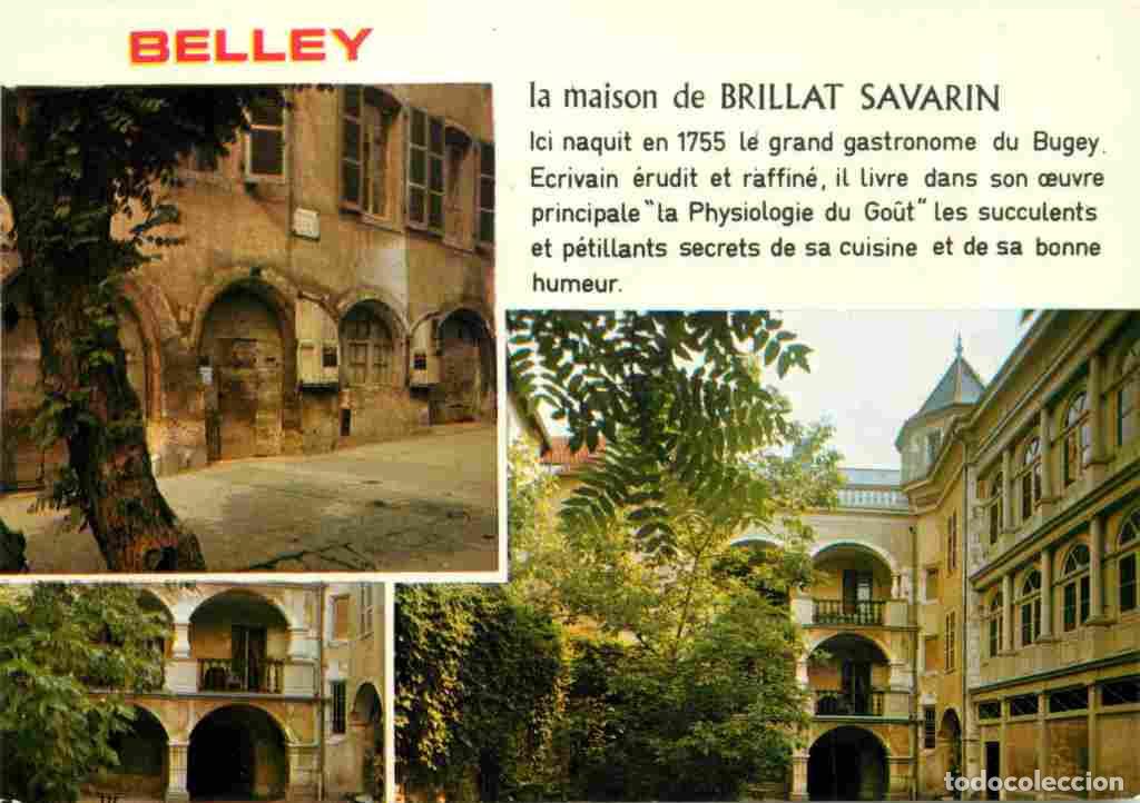 Postkarten: Francia - 01 - Belley - Maison natale de Brillat Savarin le grand gastronome - Multivues - CPM - Car