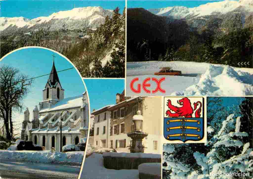 Postkarten: Francia - 01 - Gex - Multivues - Blasons - Hiver - Neige - CPM - Voir Scans Recto-Verso