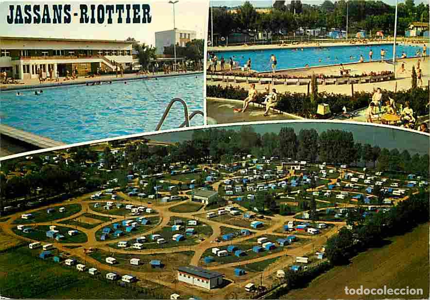 Postkarten: Francia - 01 - Jassans Riottier - Multivues - Piscine - Camping - Vue a&eacute;rienne - CPM - Voir Scans Re