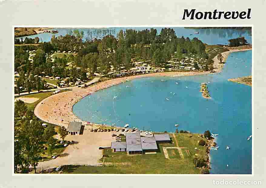 Postkarten: Francia - 01 - Montrevel en Bresse - Vue a&eacute;rienne - Le Camping - La Plage - Les Lacs - CPM - Voir Sc