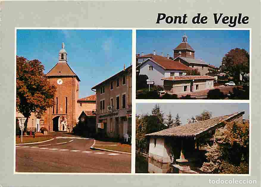 Postkarten: Francia - 01 - Pont de Veyle - Multivues - Automobiles - Flamme Postale - CPM - Voir Scans Recto-Ver
