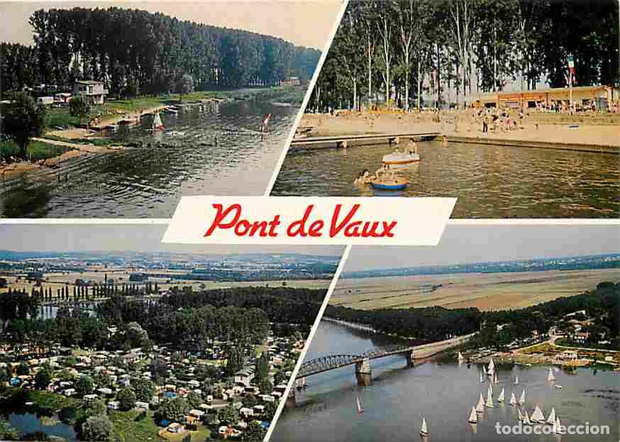 Postkarten: Francia - 01 - Pont de Vaux - Camping les Peupliers - Multivues - CPM - Voir Scans Recto-Verso