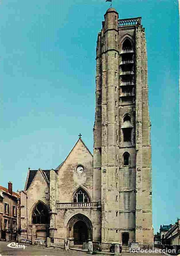 Cartes Postales: Francia - 02 - Ch&acirc;teau Thierry - L'Eglise Saint Cr&eacute;pin - Automobiles - Carte Neuve - CPM - Voir Scan