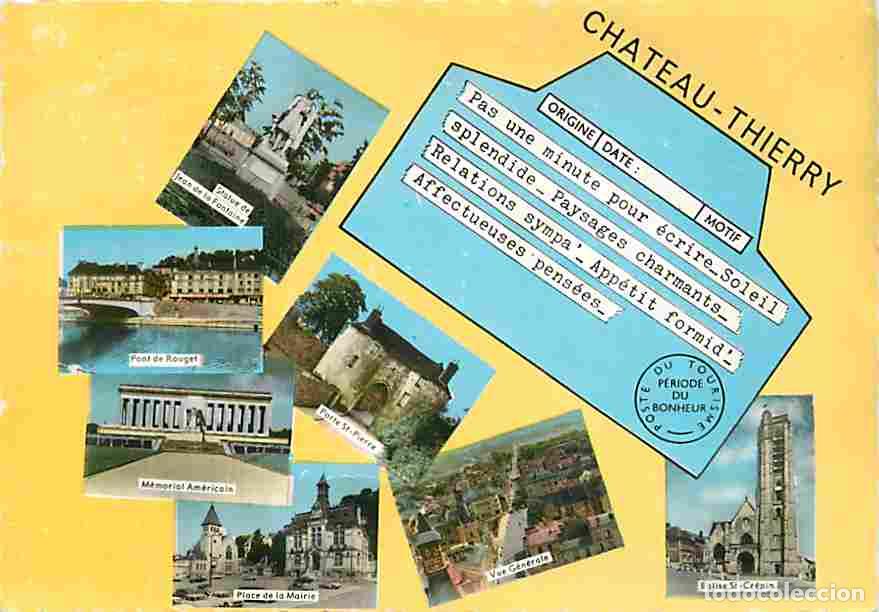 Cartes Postales: Francia - 02 - Ch&acirc;teau Thierry - Multivues - CPM - Voir Scans Recto-Verso