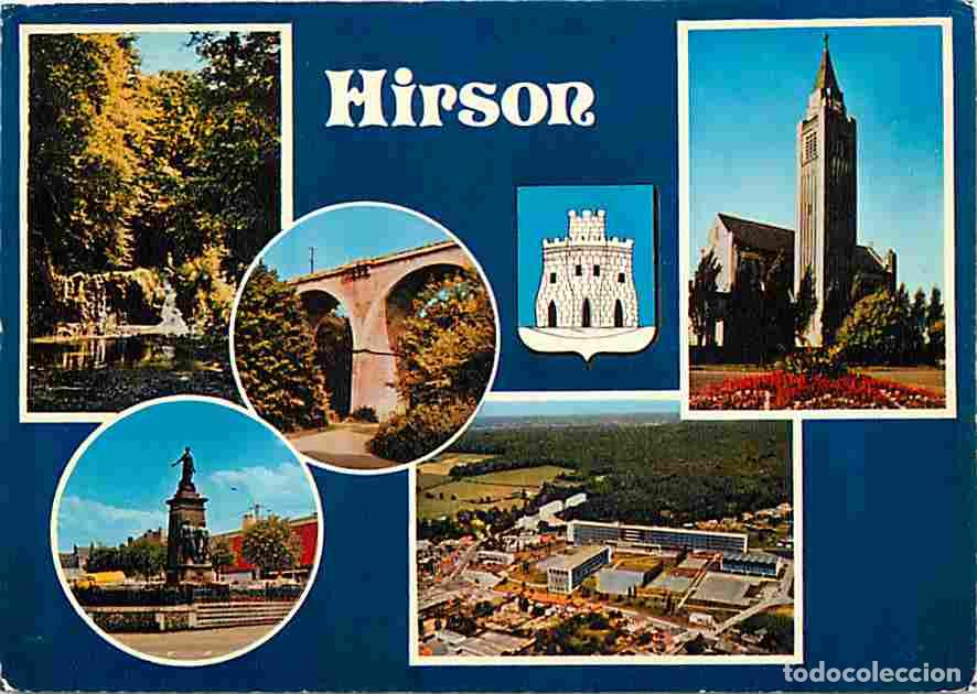 Postkarten: Francia - 02 - Hirson - Multivues - Blasons - Flamme Postale - CPM - Voir Scans Recto-Verso