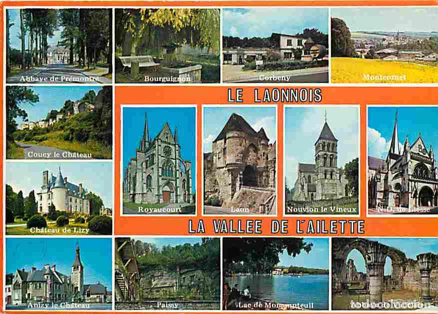 Postkarten: Francia - 02 - Aisne - Le Laonnois - La Vall&eacute;e de l'Ailette - Multivues - CPM - Voir Scans Recto-Ver