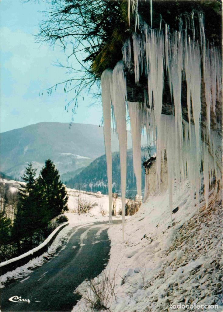 Postkarten: Francia - 01 - Saint Germain de Joux - Route de Saint Germain de Joux - Hiver - Neige - CPM - Carte