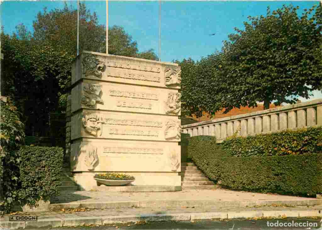 Postcards: Francia - 02 - Chauny - Le Monument comm&eacute;moratif de la R&eacute;sistance - CPM - Voir Scans Recto-Verso