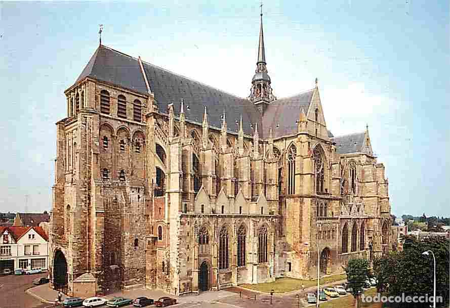 Postcards: Francia - 02 - Saint Quentin - La Basilique - Automobiles - CPM - Voir Scans Recto-Verso