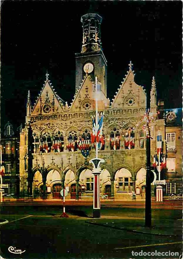 Postcards: Francia - 02 - Saint Quentin - L'Hotel de Ville - Vue de Nuit - Flamme Postale - CPM - Voir Scans Re
