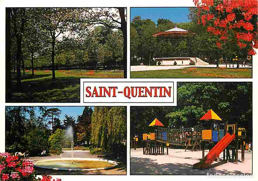 Postkarten: Francia - 02 - Saint Quentin - Multivues - Parc de Jeux - CPM - Voir Scans Recto-Verso