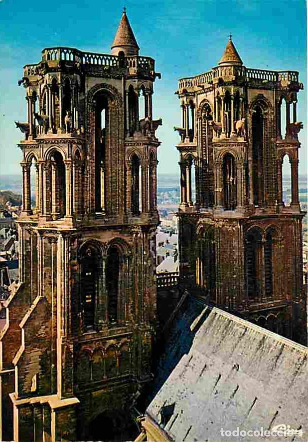 Cartoline: Francia - 02 - Laon - La Cath&eacute;drale Notre Dame - Les Tours - CPM - Voir Scans Recto-Verso