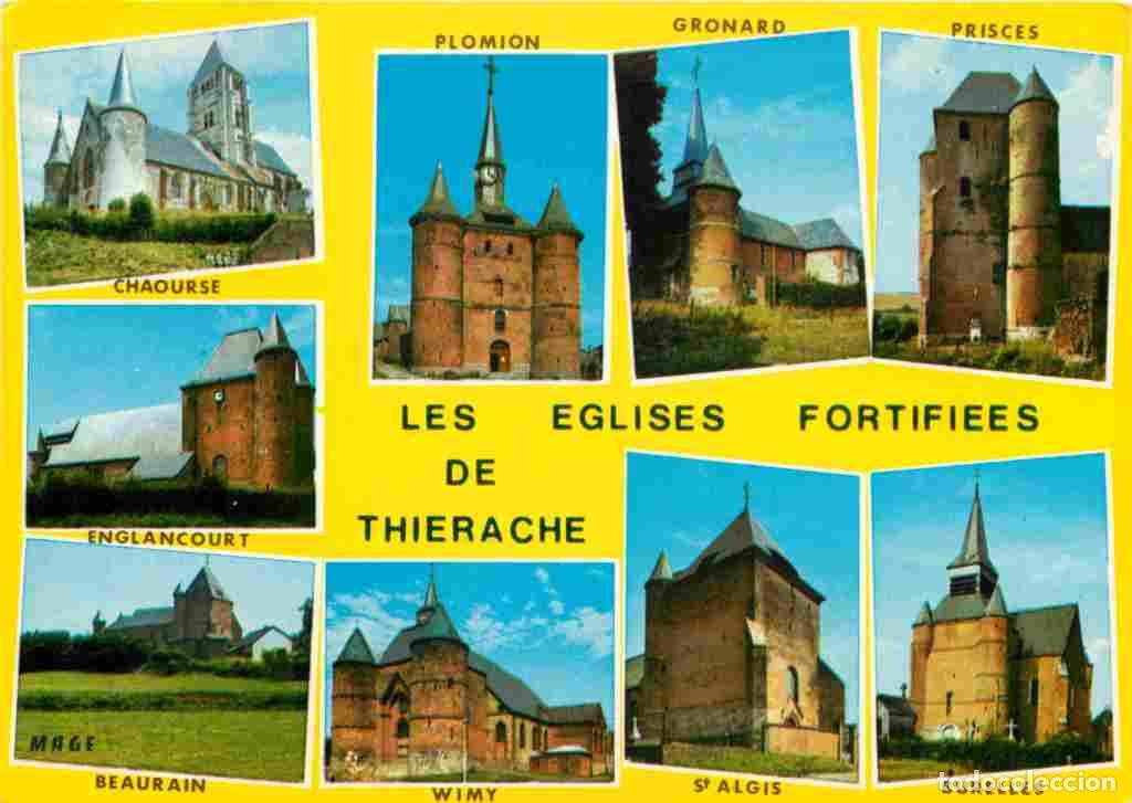 Postales: Francia - 02 - Aisne - Les Eglises fortifi&eacute;es de Thi&eacute;rache - Multivues - CPM - Carte Neuve - Voir Sc