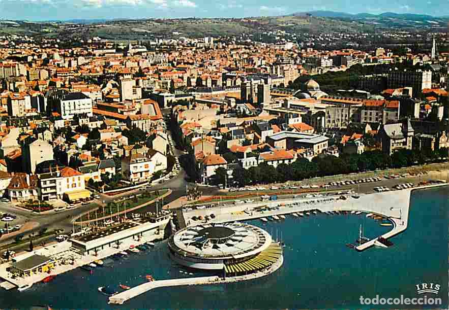 Postales: Francia - 03 - Vichy - Vue G&eacute;n&eacute;rale a&eacute;rienne - Le Lac d'Allier - La Rotonde du Lac - Les Atablisseme