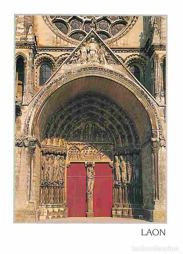 Postales: Francia - 02 - Laon - La Cath&eacute;drale Notre Dame - Le Portail - Carte Neuve - CPM - Voir Scans Recto-V