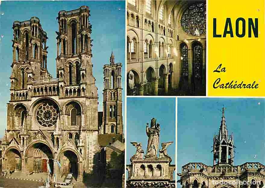 Postales: Francia - 02 - Laon - La Cath&eacute;drale Notre Dame - Multivues - Carte Neuve - CPM - Voir Scans Recto-Ve