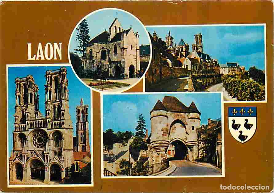 Cartoline: Francia - 02 - Laon - Multivues - Blasons - CPM - Voir Scans Recto-Verso