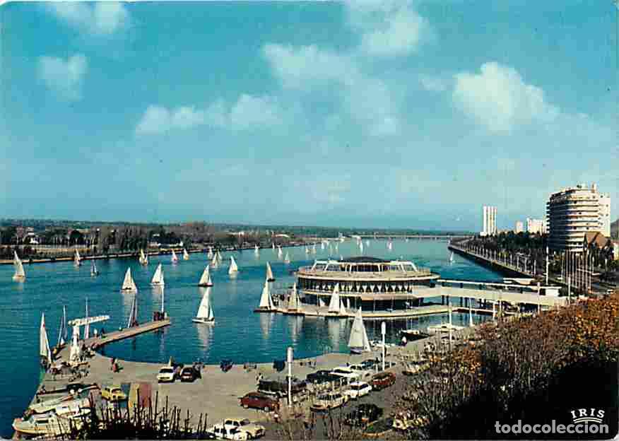 Cartoline: Francia - 03 - Vichy - R&eacute;gates sur le Lac d'Allier - La Rotonde du Lac - Automobiles - Flamme Postal