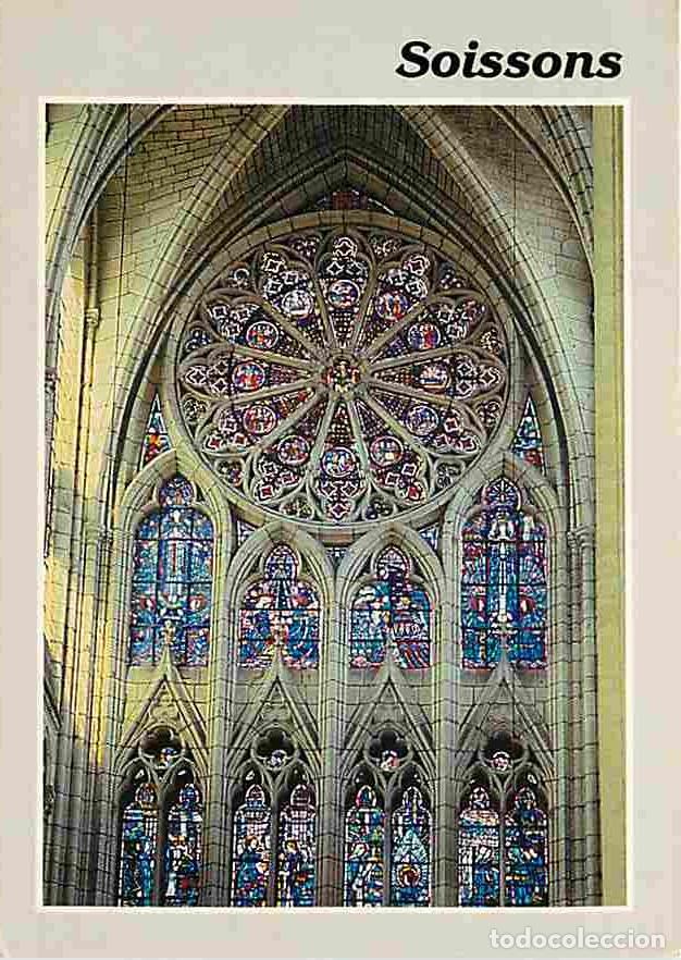 Postales: Francia - 02 - Soissons - La Cath&eacute;drale - Vitraux Religieux - CPM - Voir Scans Recto-Verso