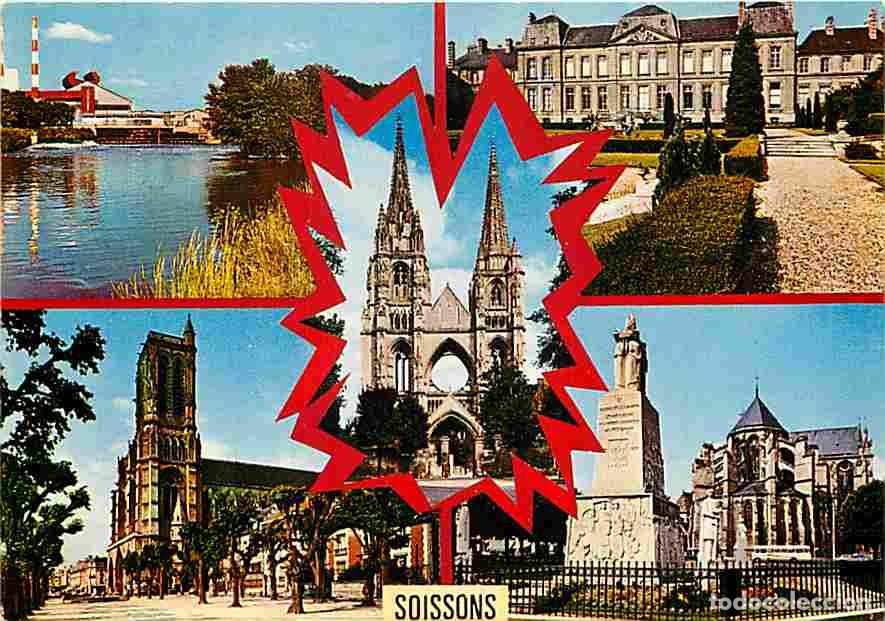 Postales: Francia - 02 - Soissons - Multivues - CPM - Voir Scans Recto-Verso