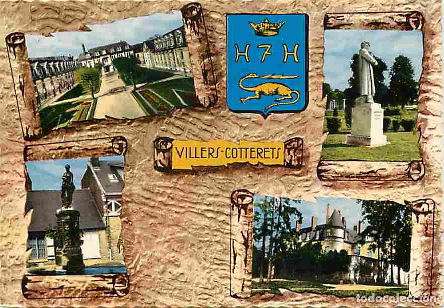 Postcards: Francia - 02 - Villers-Cotterets - Multivues - Blasons - CPM - Voir Scans Recto-Verso