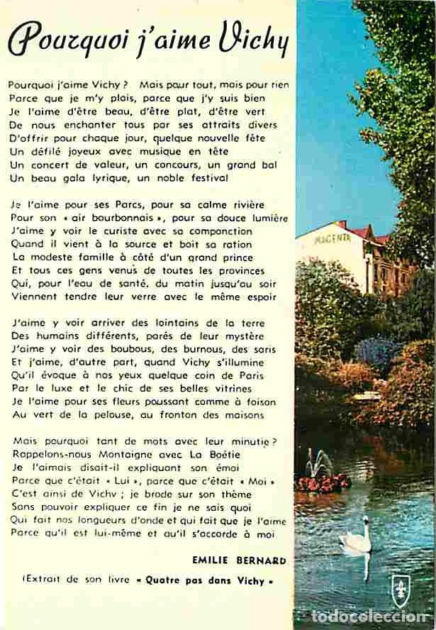 Cartes Postales: Francia - 03 - Vichy - Pourquoi j'aime Vichy - Carte Neuve - CPM - Voir Scans Recto-Verso