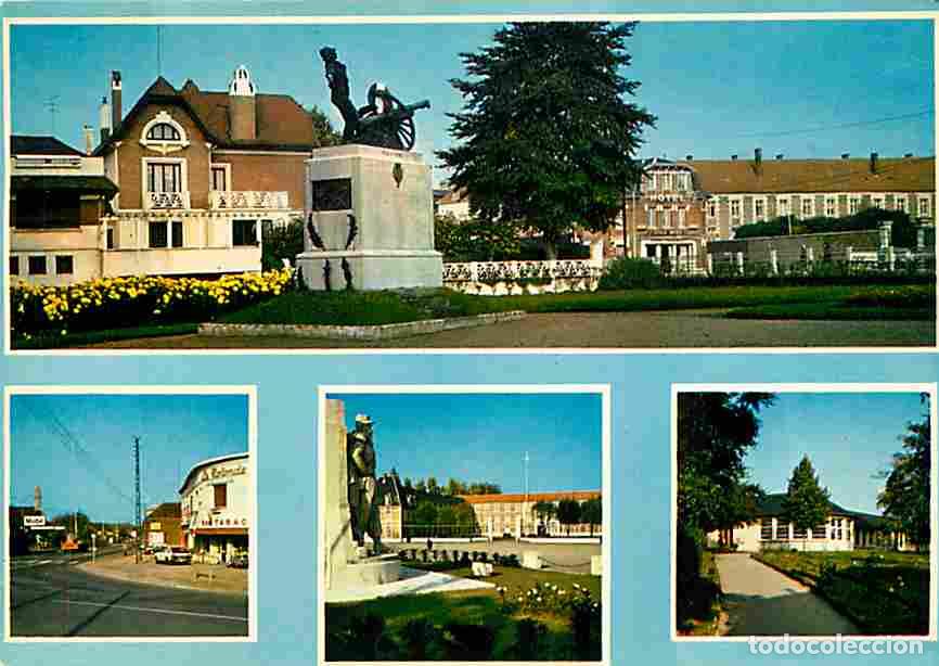 Postcards: Francia - 02 - La F&egrave;re - Et ses environs - Multivues - Monument aux Morts - Automobiles - CPM - Voir