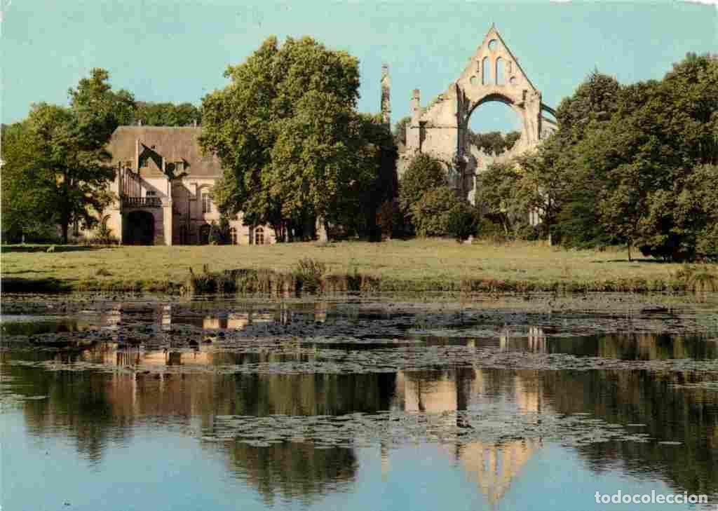 Postcards: Francia - 02 - Longpont - Abbaye de Longpont - Le Ch&acirc;teau et les Ruines de l'Abbaye - CPM - Carte Ne