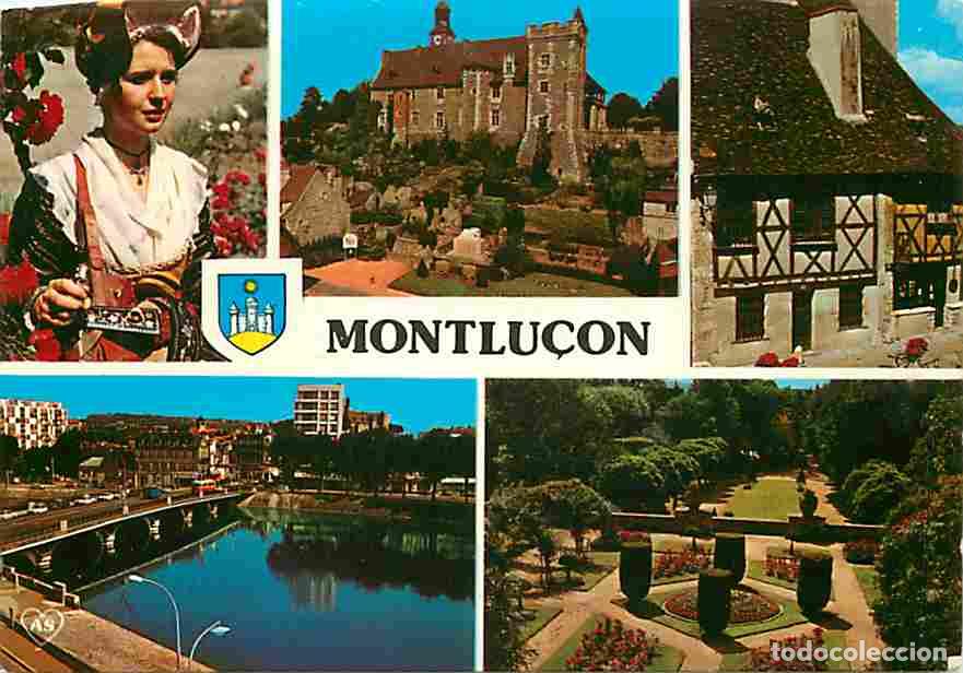 Postcards: Francia - 03 - Montlu&ccedil;on - Multivues - Folklore - Blasons - CPM - Voir Scans Recto-Verso