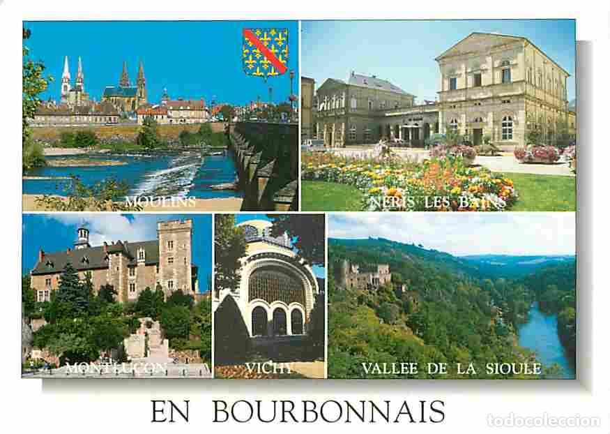 Postcards: Francia - 03 - Allier - Bourbonnais - Multivues - Blasons - Fleurs - CPM - Voir Scans Recto-Verso
