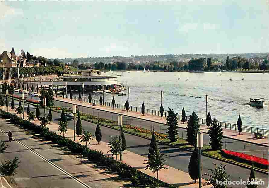 Postcards: Francia - 03 - Vichy - Boulevard De Lattre de Tassigny - La Rotonde du Yacht Club - Automobiles - Fl