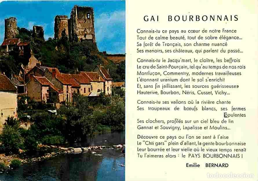 Postais: Francia - 03 - Allier - Gai Bourbonnais - Flamme Postale - CPM - Voir Scans Recto-Verso