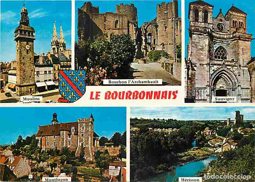 Postais: Francia - 03 - Allier - Bourbonnais - Multivues - Blasons - Ch&acirc;teau - CPM - Voir Scans Recto-Verso